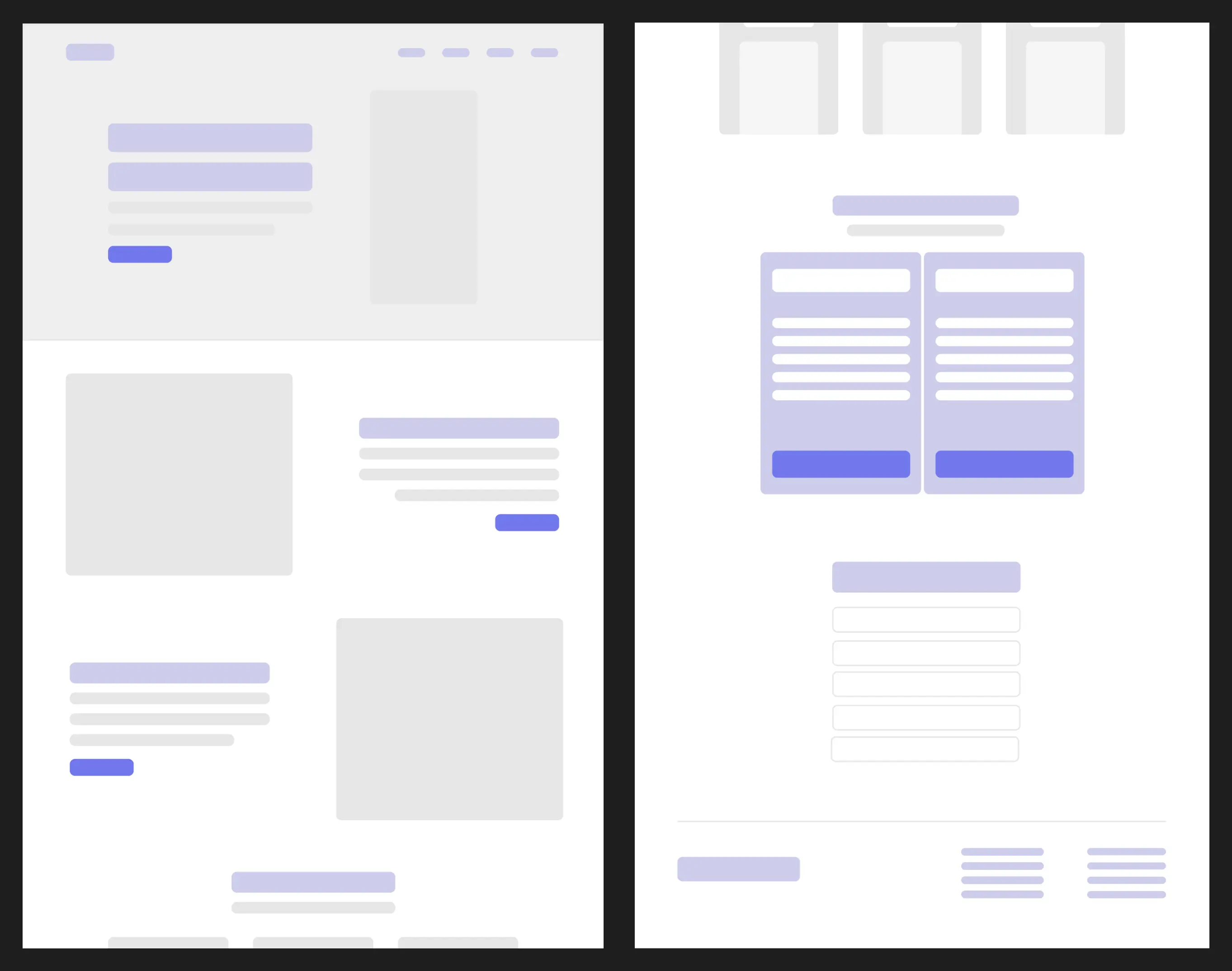 App Wireframe Architektur