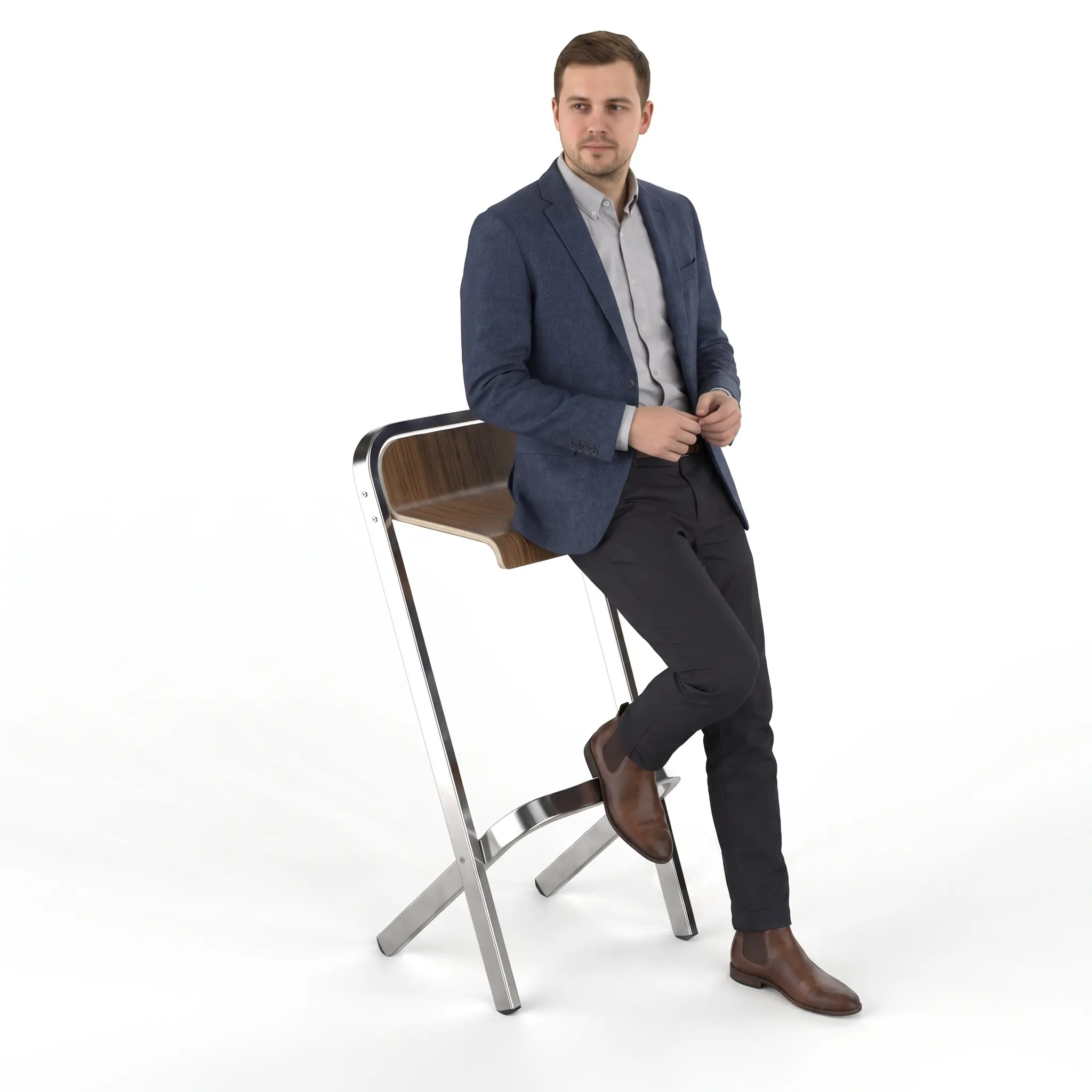 Swing Stehhocker im Nutzungskontext Stehsitz